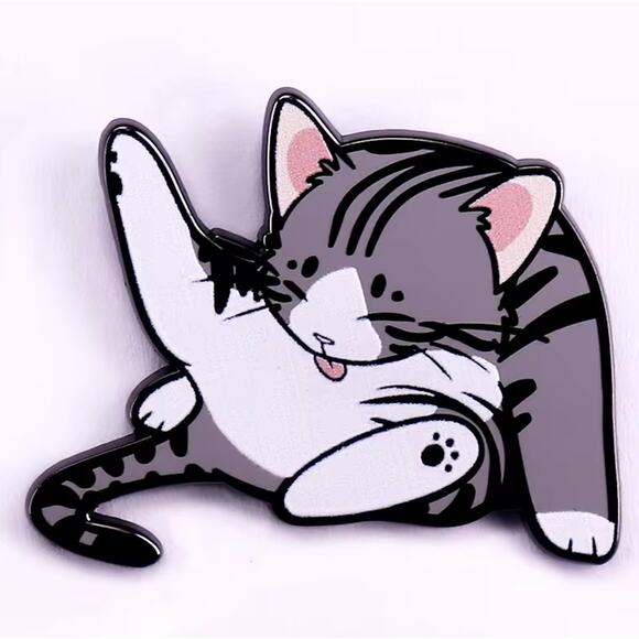 Cute Cat Hard Enamel Pins 389-1 - Picture 1 of 1